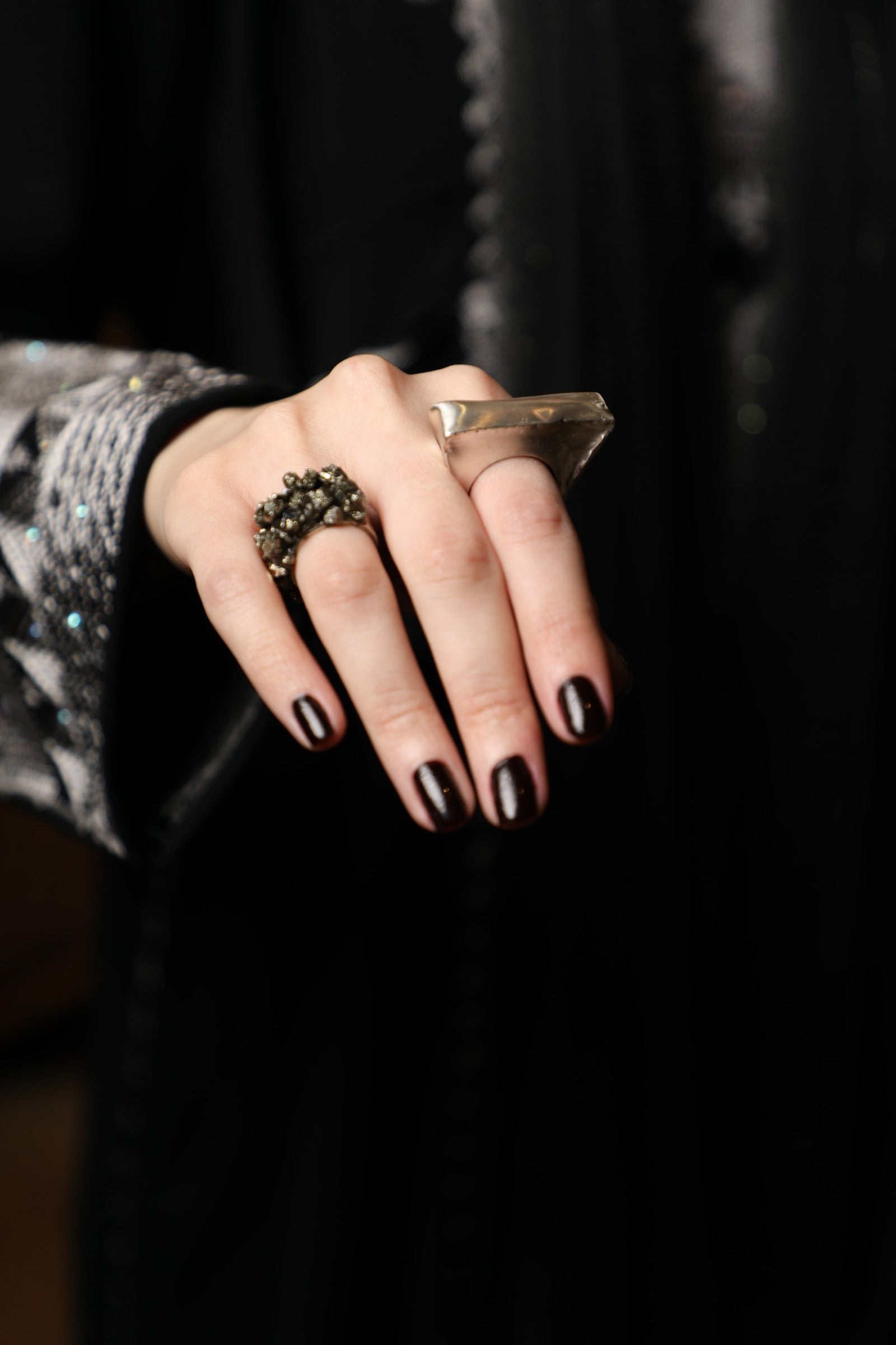 The Pyrite Crest Ring