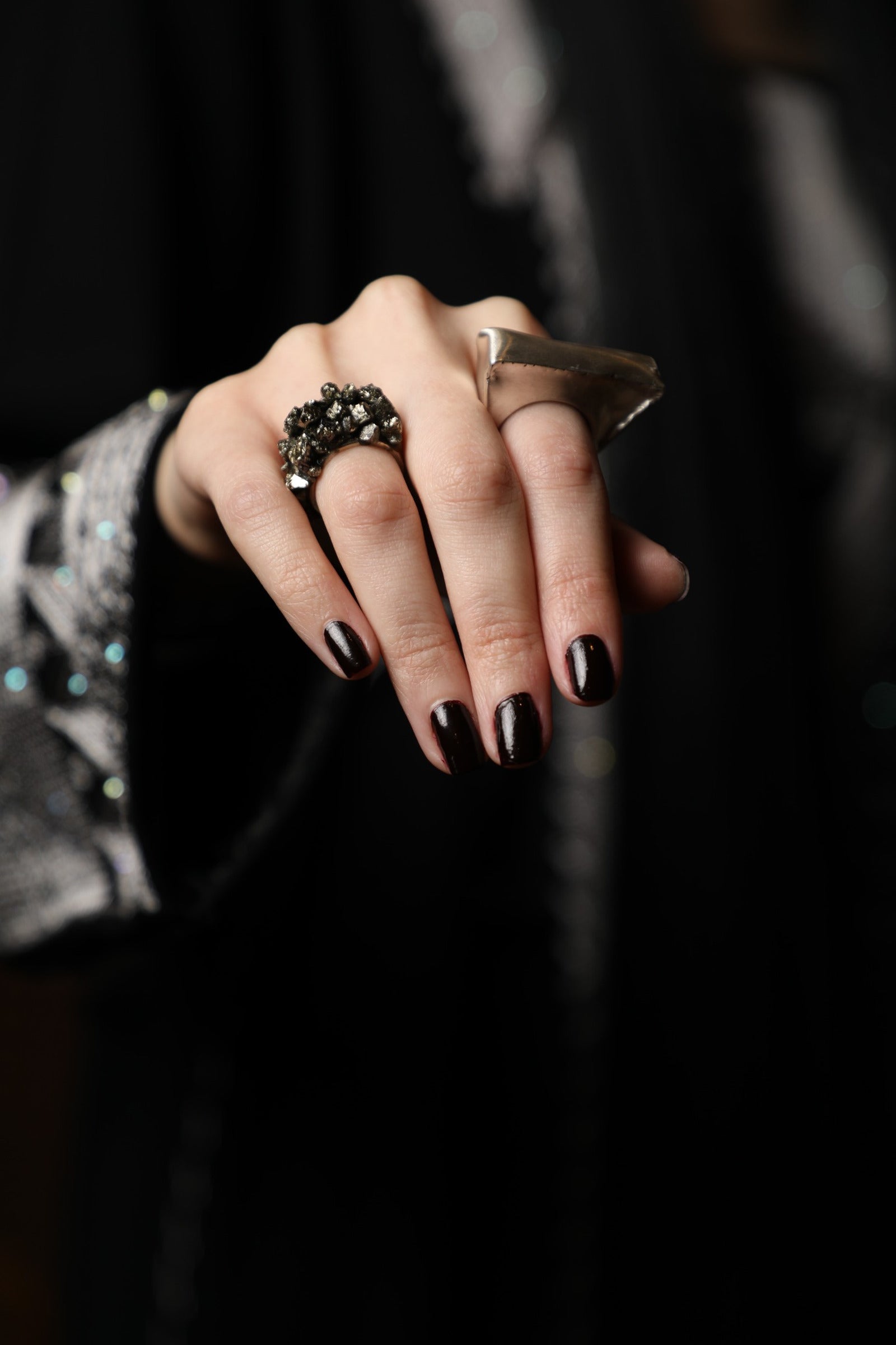 The Pyrite Crest Ring