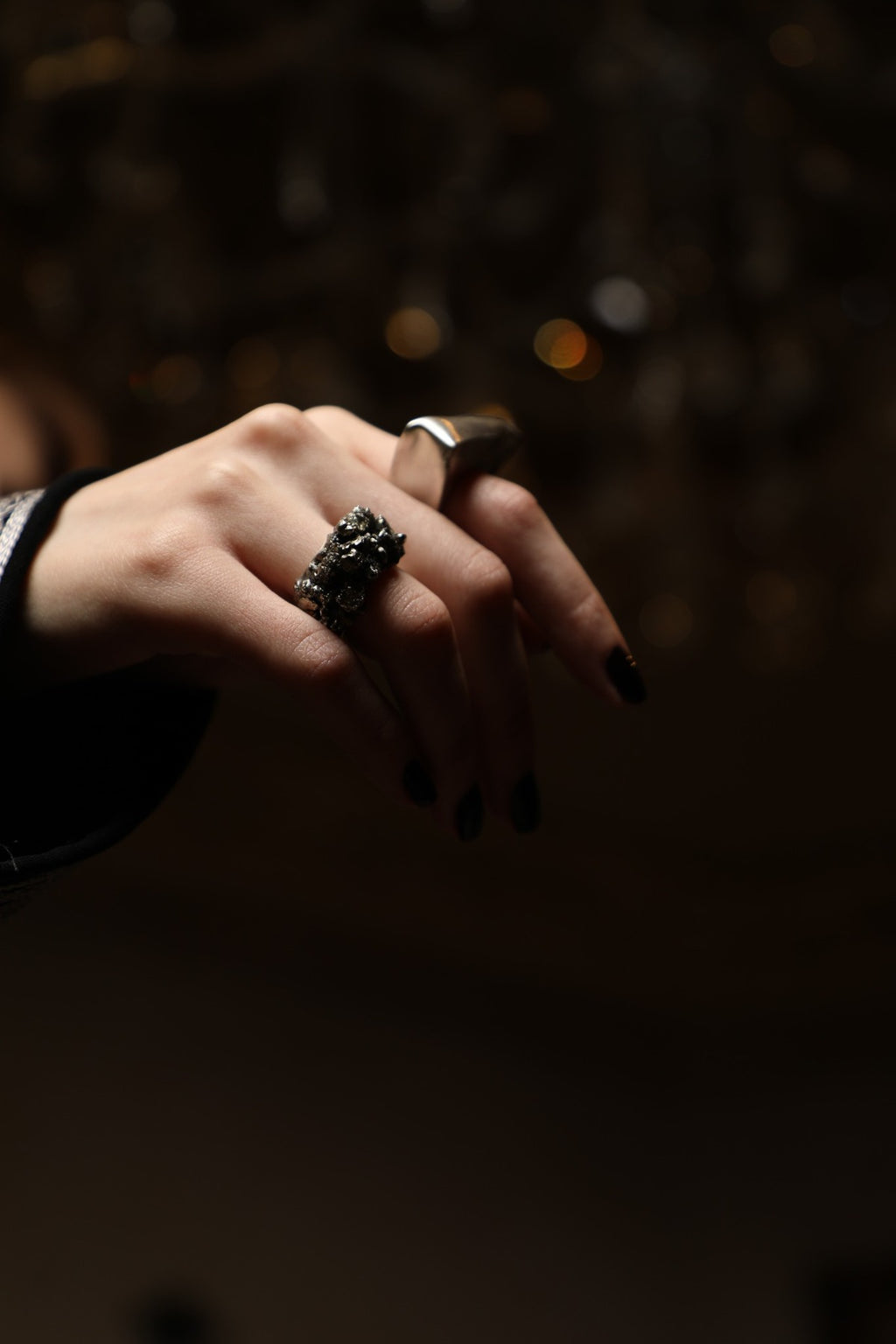 The Pyrite Crest Ring