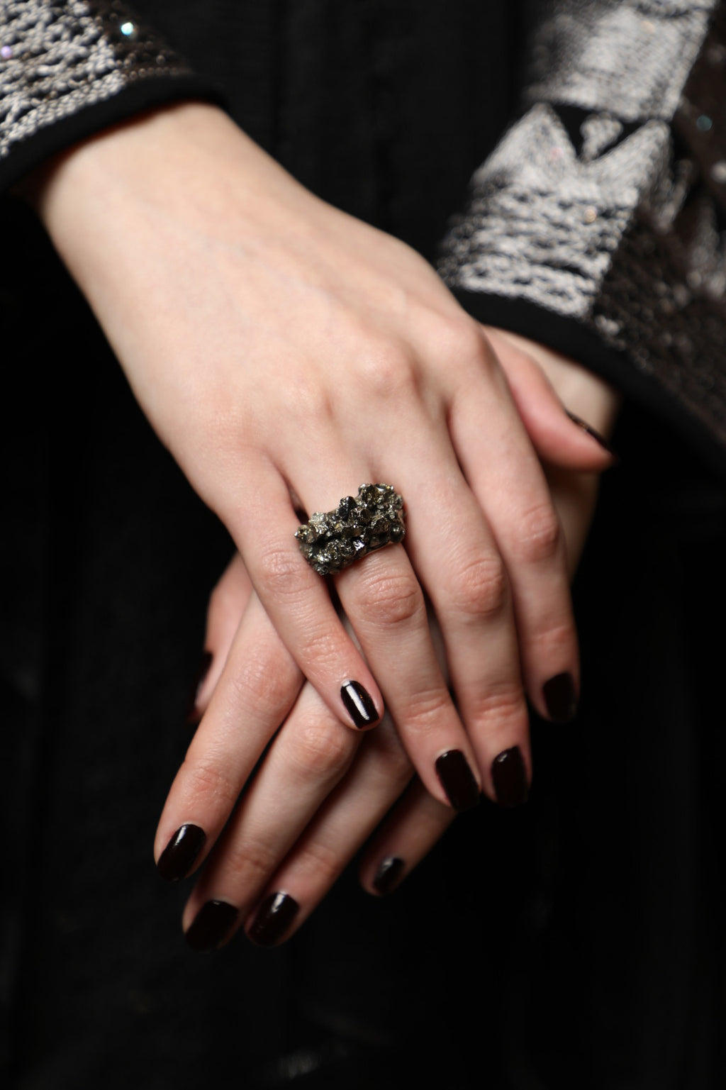The Pyrite Crest Ring