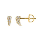 PAVÉ SLIP BACK STUDS