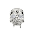 SAINTS SKULL RING 002