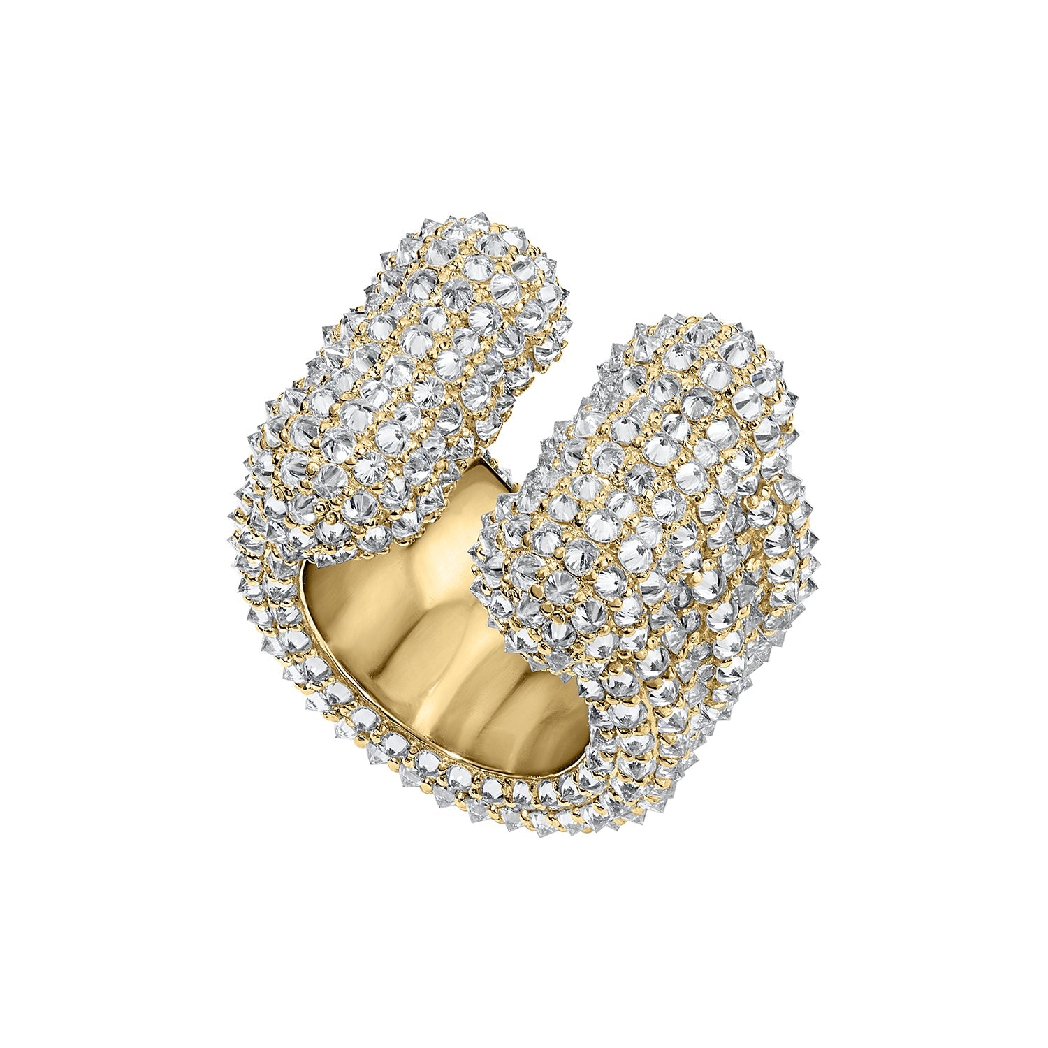 SPIKEY PAVÉ ALICE X3 RING