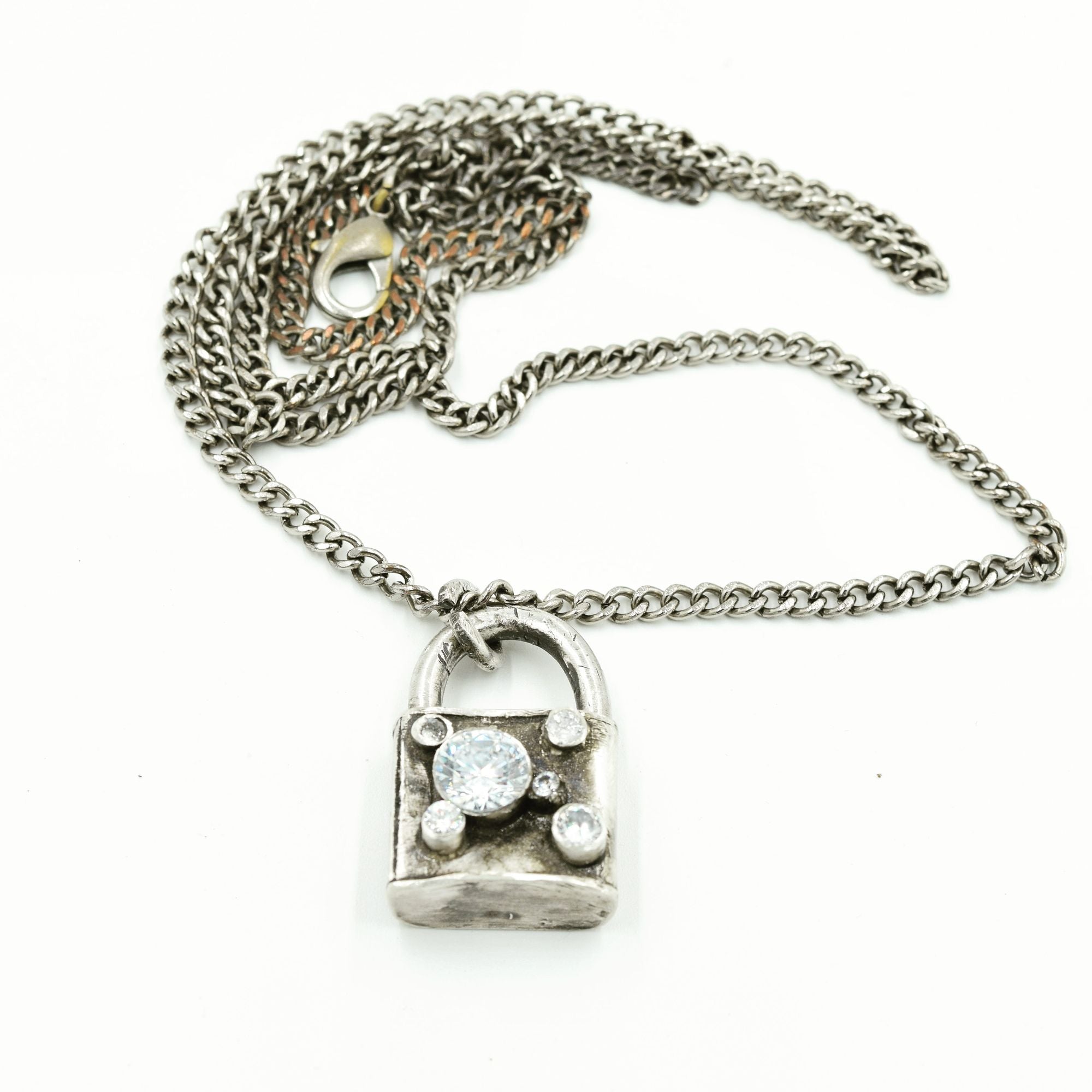 Sparkle Lock Necklace