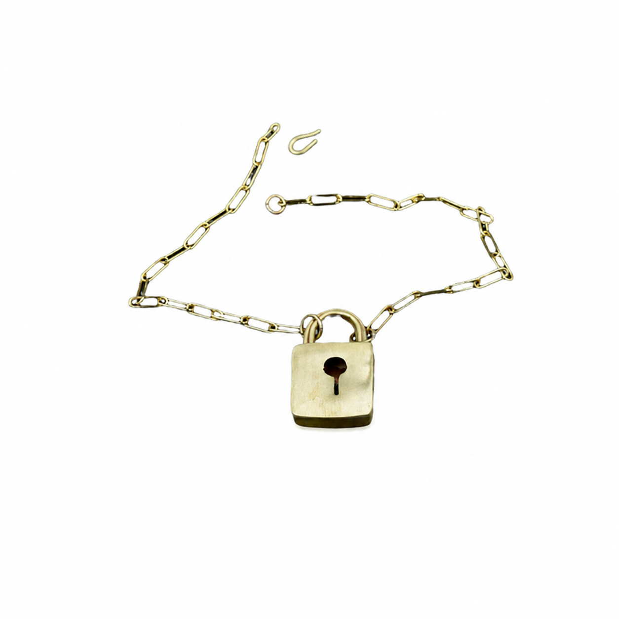 Golden Lock Necklace