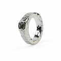 Full Fuse, Terrestrial Surfaced, Diamond Slab Ring