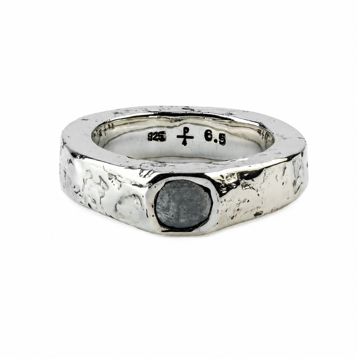 Full Fuse, Terrestrial Surfaced, Diamond Slab Ring