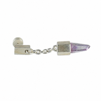Talisman Dangle Amethyst Earring