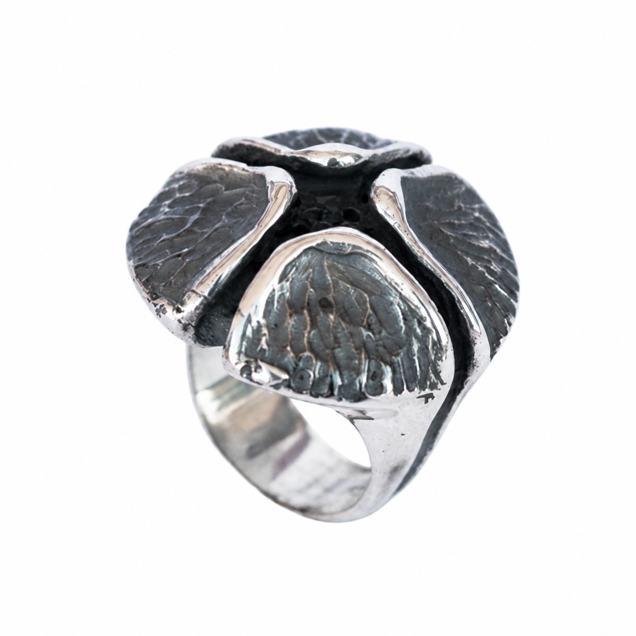 Bajamar Anillo Germoglio Plata