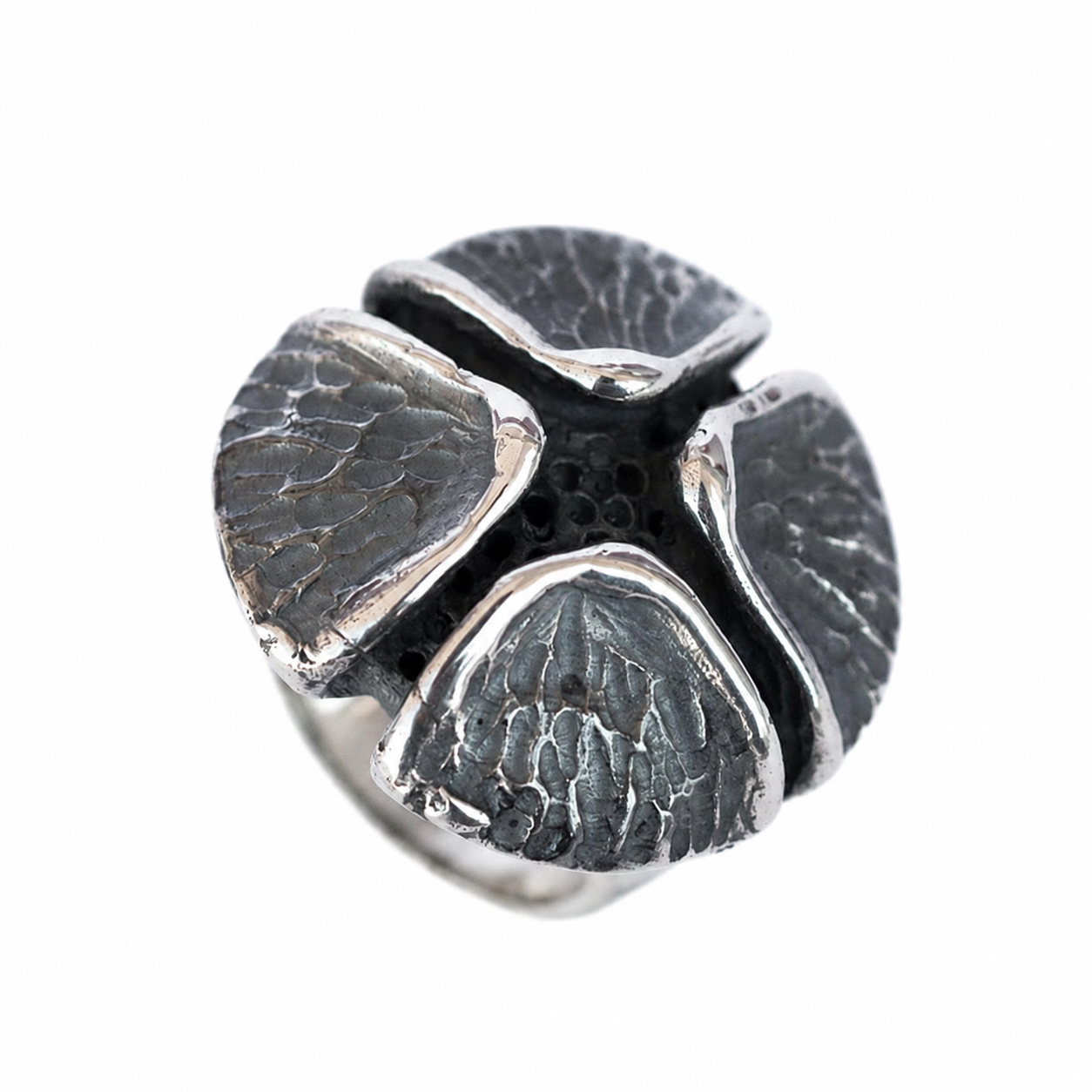 Bajamar Anillo Germoglio Plata