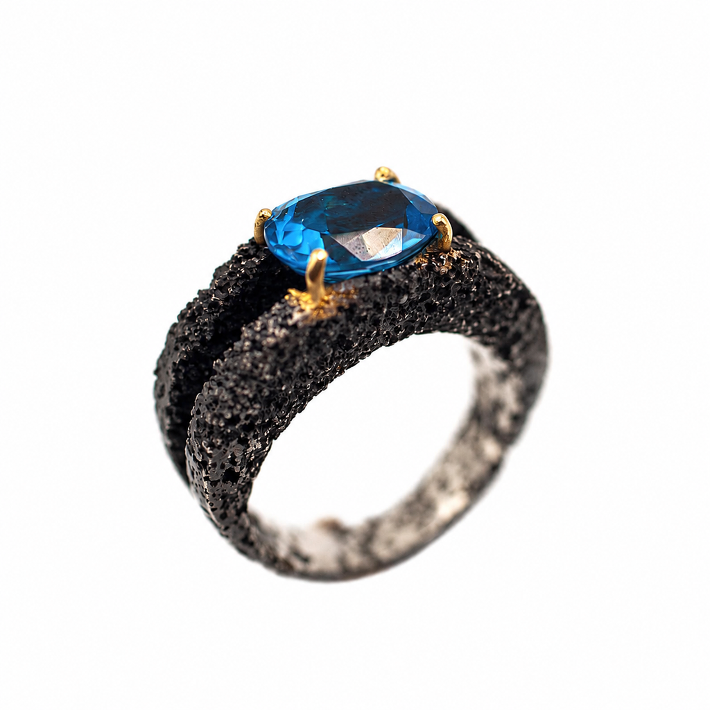 Blue Topz Ring