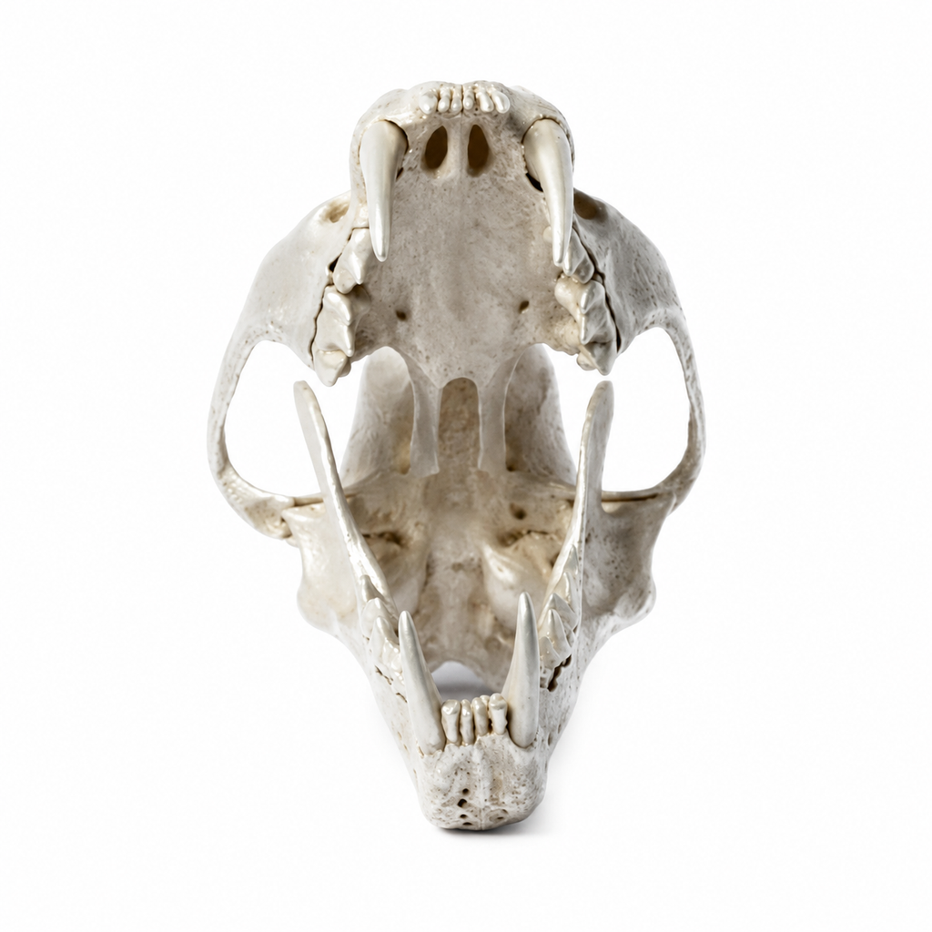 Leopard Var Held Aggression Skull