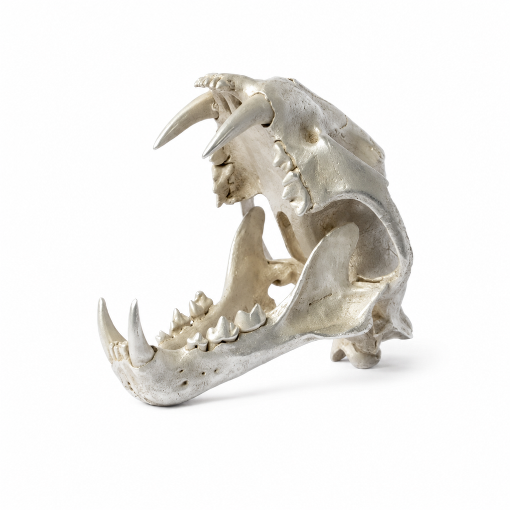 Leopard Var Held Aggression Skull