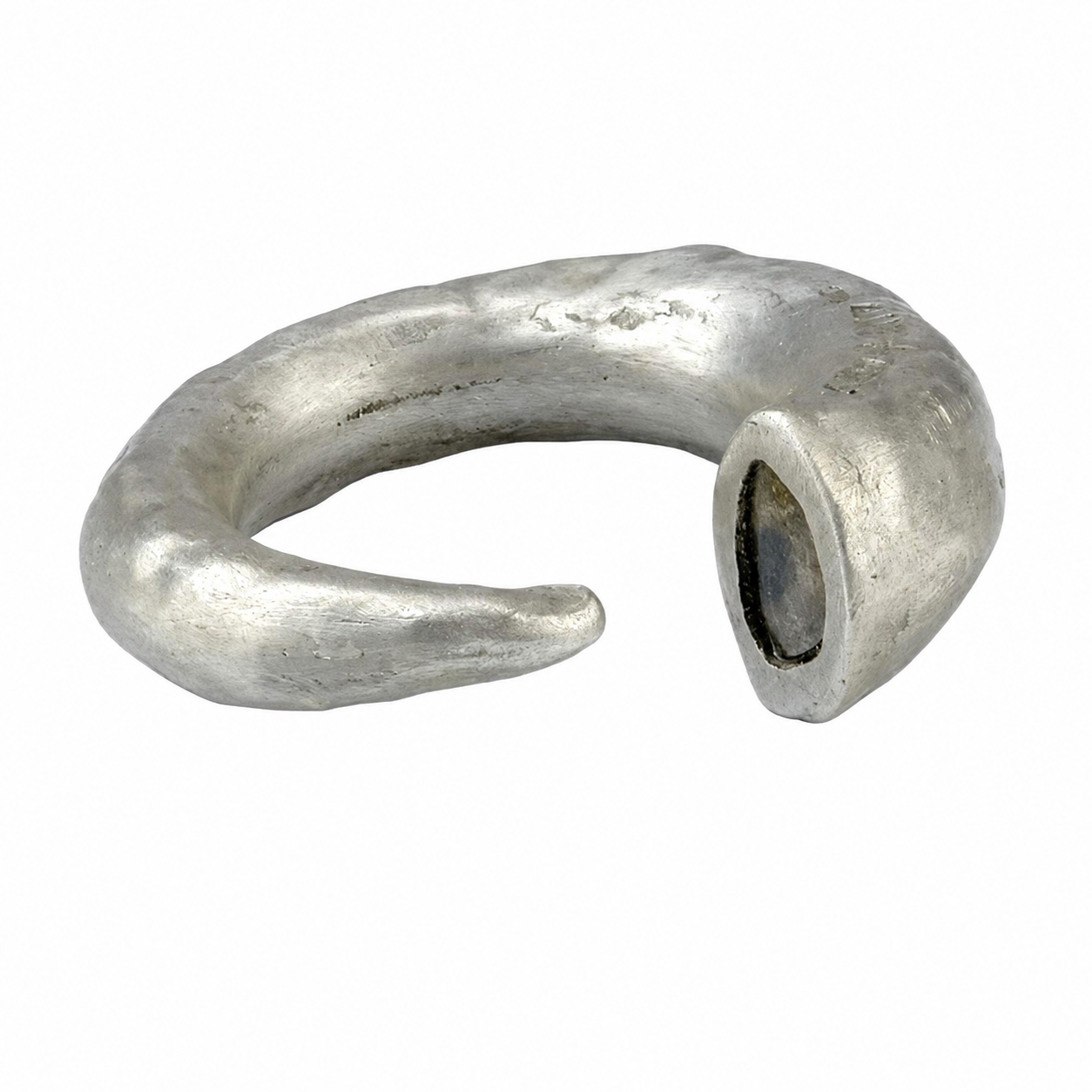 Little Horn Diamond Slab Ring