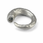 Little Horn Diamond Slab Ring
