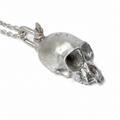 Miniature Monkey Skull Necklace