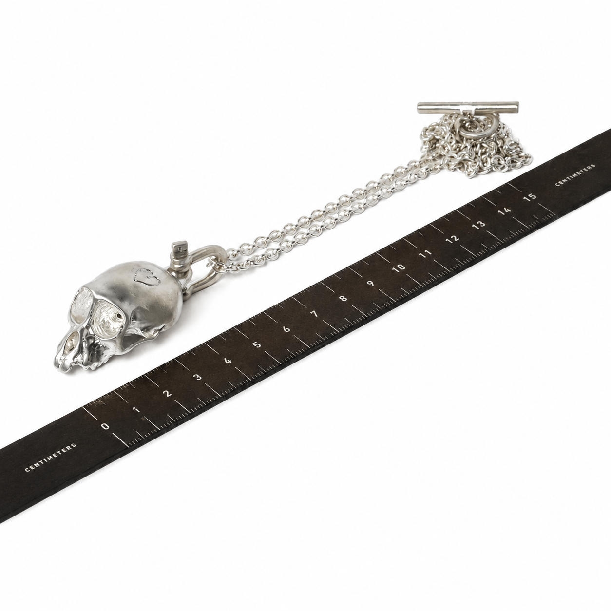 Miniature Monkey Skull Necklace