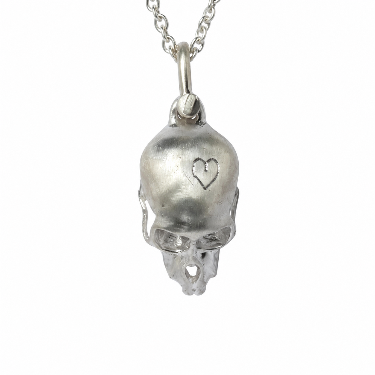 Miniature Monkey Skull Necklace