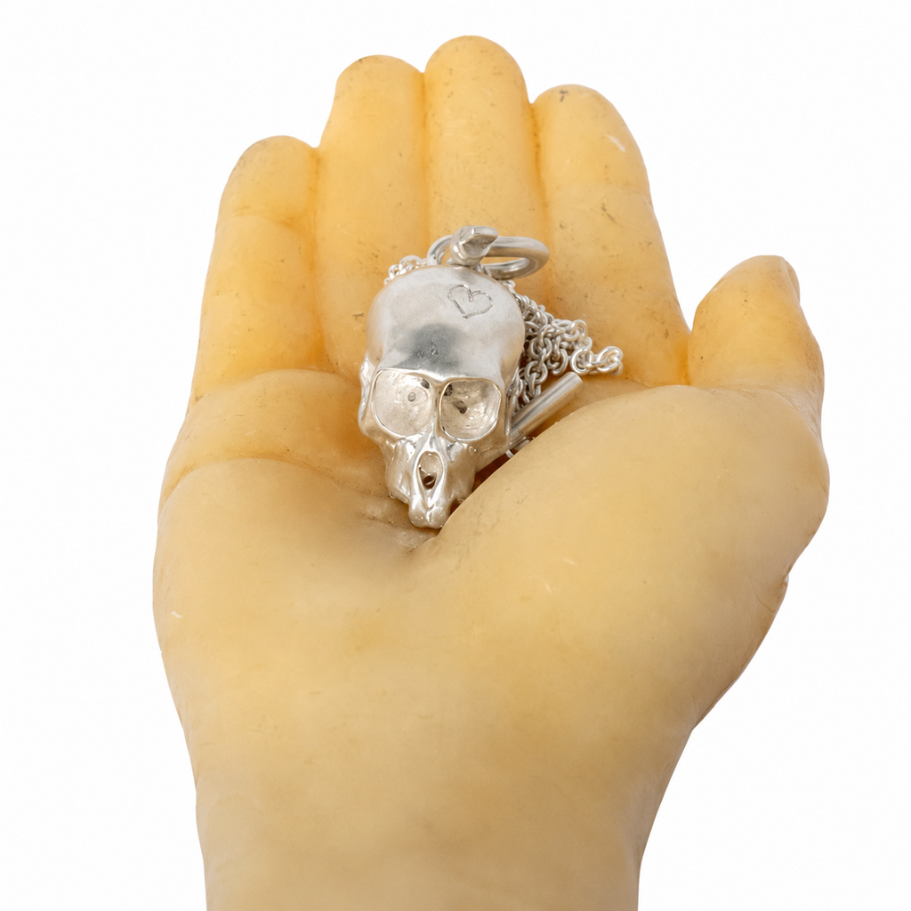 Miniature Monkey Skull Necklace