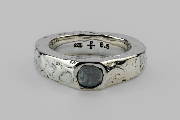 Full Fuse, Terrestrial Surfaced, Diamond Slab Ring