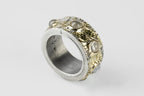 Terrestrial Surfaced, Rainbow Moonstones Ring