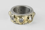 Terrestrial Surfaced, Rainbow Moonstones Ring