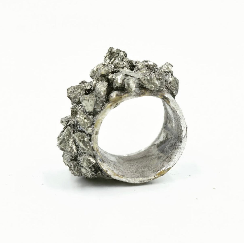 The Pyrite Crest Ring