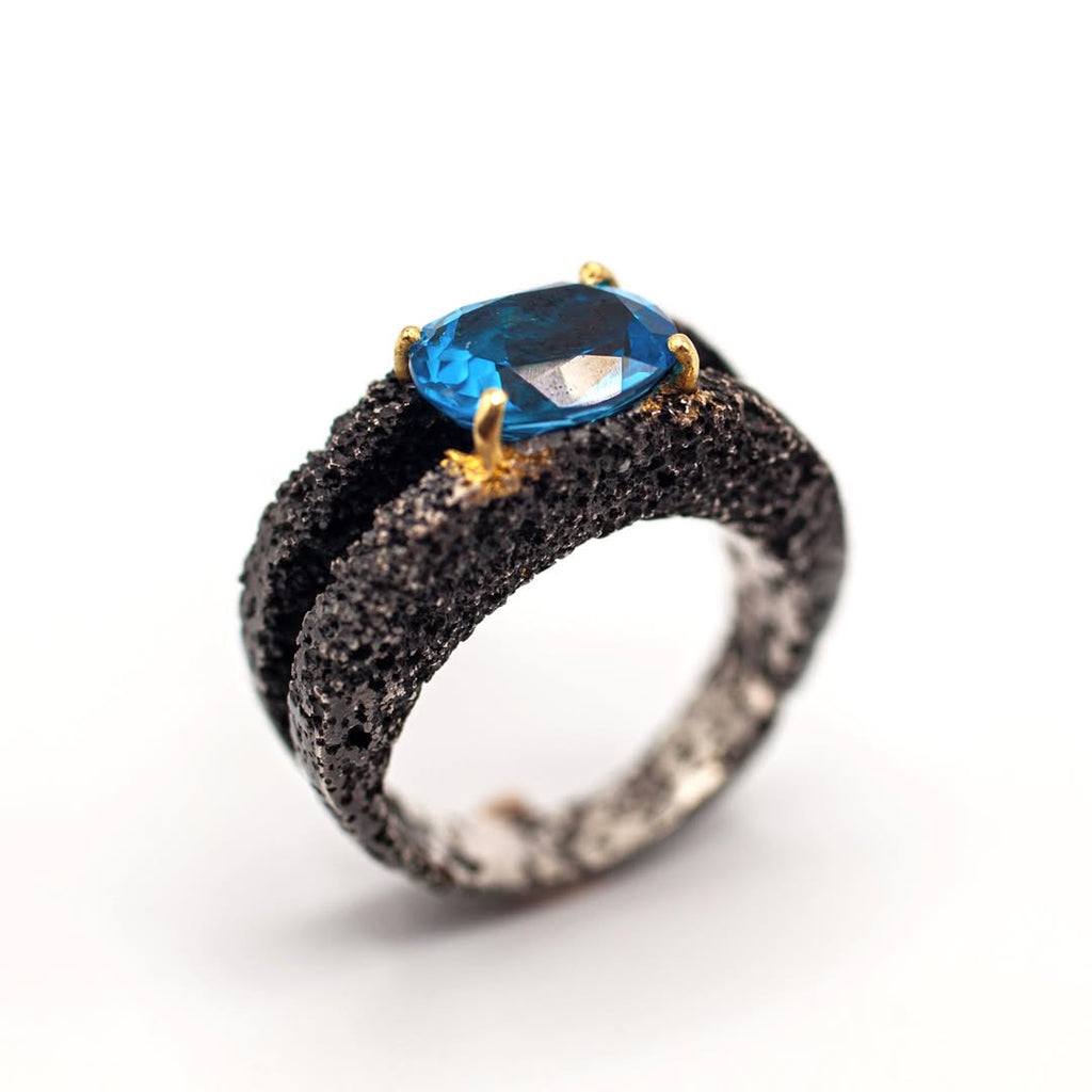 Blue Topaz Ring