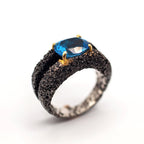 Blue Topaz Ring