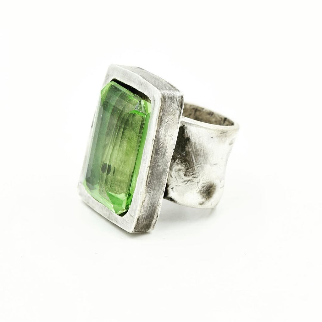 Verdant Topaz Ring