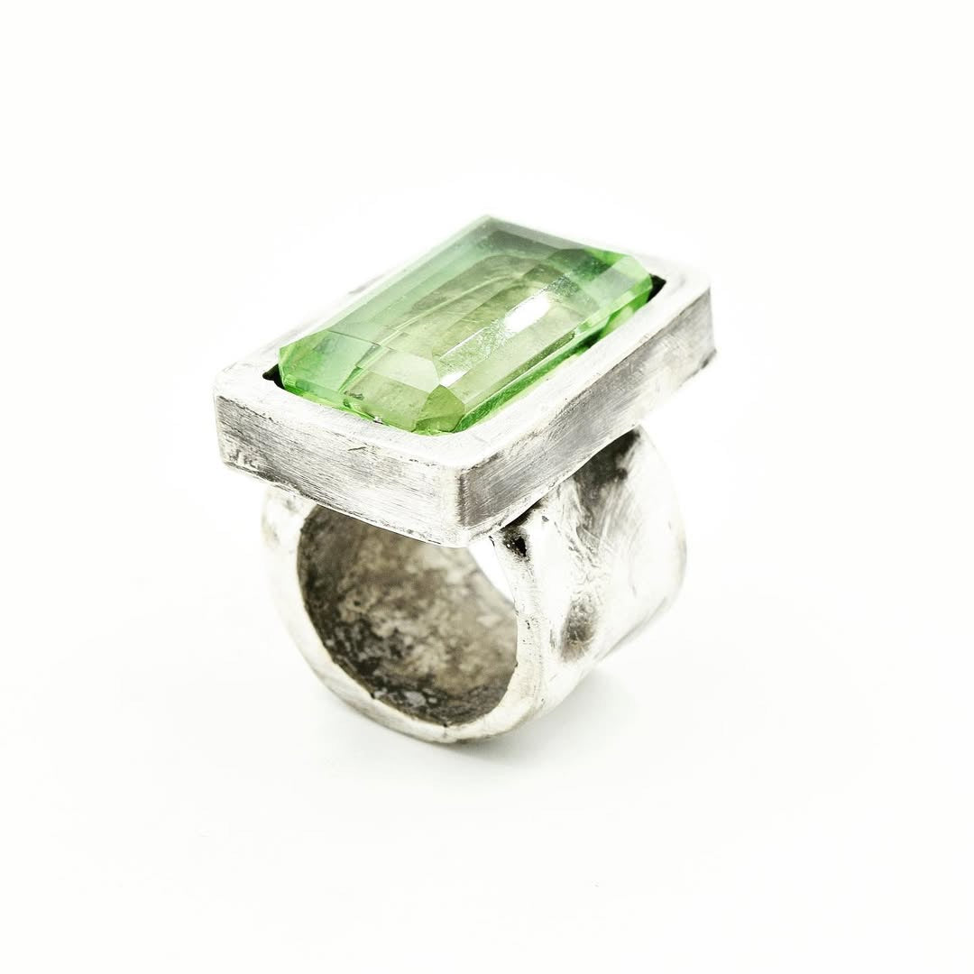 Verdant Topaz Ring