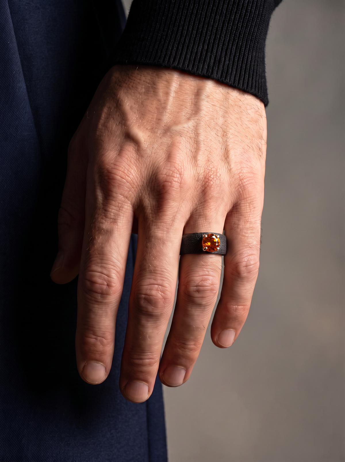 Anillo Citrino Pequeño