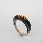 Anillo fino bolitas oro