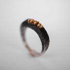 Anillo fino bolitas oro