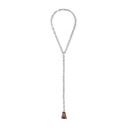 OLD TRICKS SMOKEY QUARTZ LARIAT NECKLACE