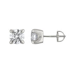 OLD TRICKS LAB DIAMOND STUDS SILVER