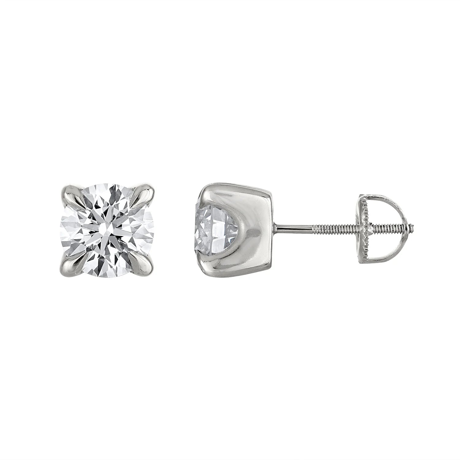 OLD TRICKS LAB DIAMOND STUDS SILVER