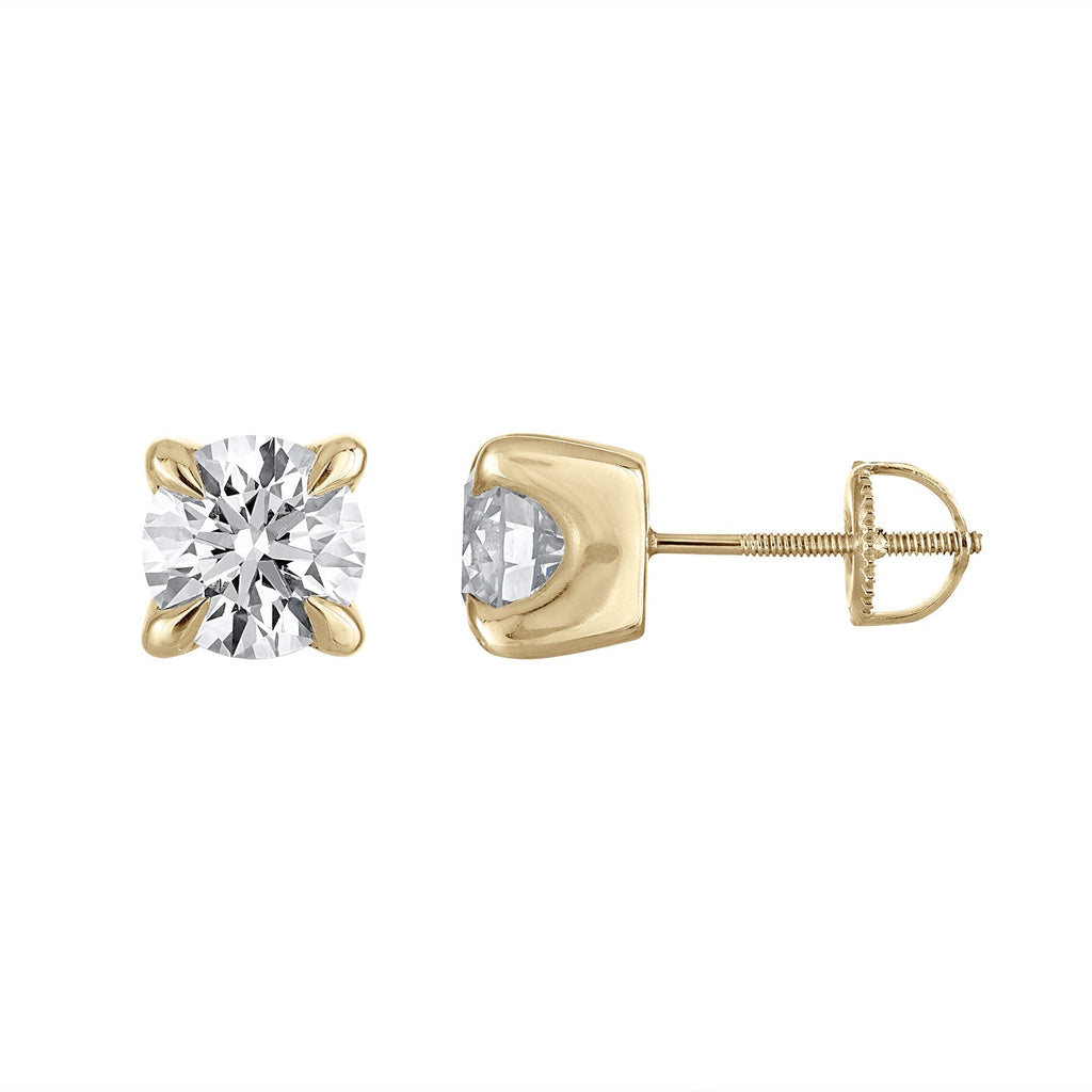 OLD TRICKS LAB DIAMOND STUDS SILVER