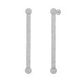 PAVÉ INDUSTRIAL DROP EARRINGS