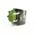 Distressed Sterling Silver Peridot Ring