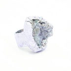 Lilac Druzy Ring