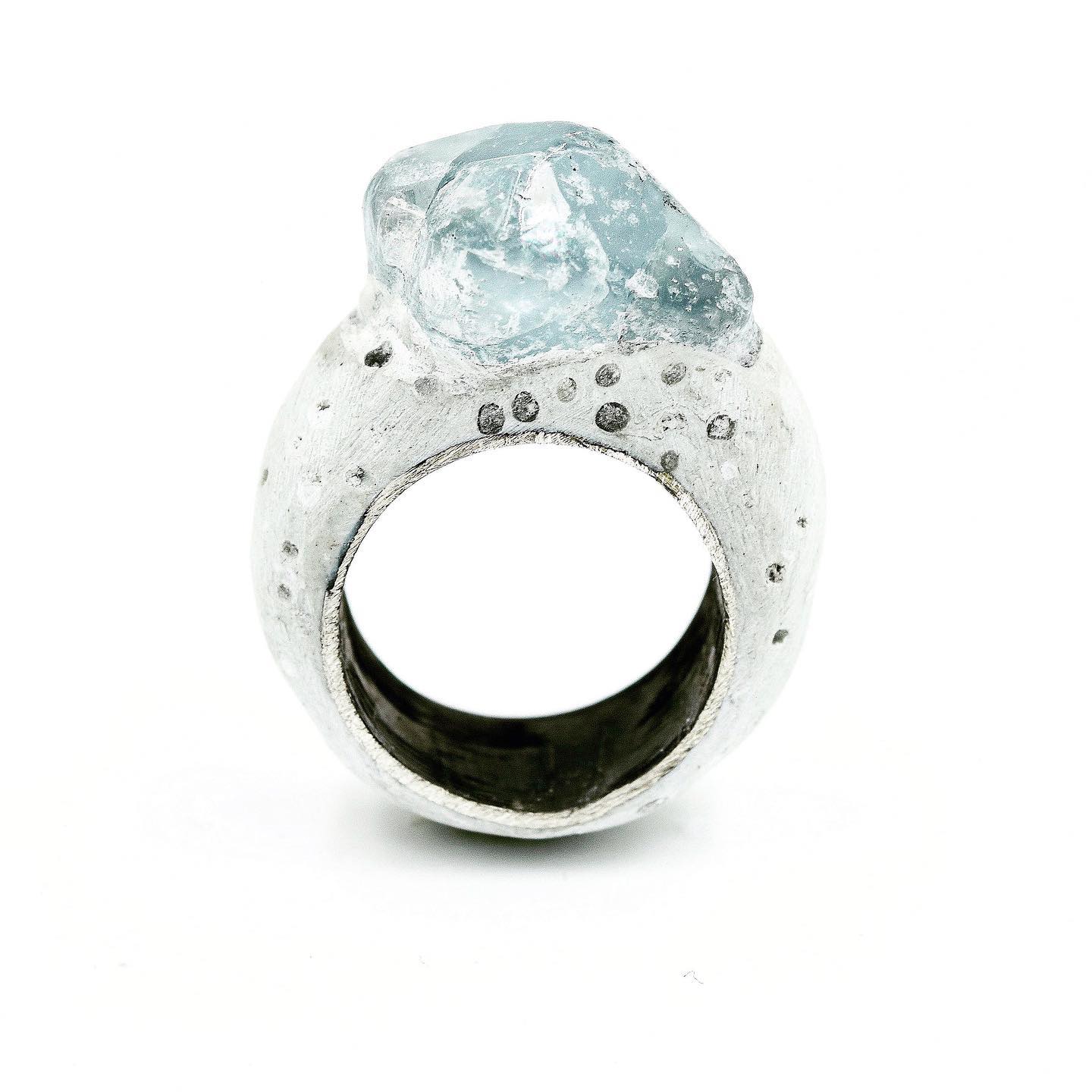 Celestite Orbit Ring