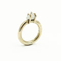 Raw Diamond Vow Ring