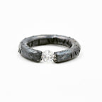 Floating Moissanite Ring