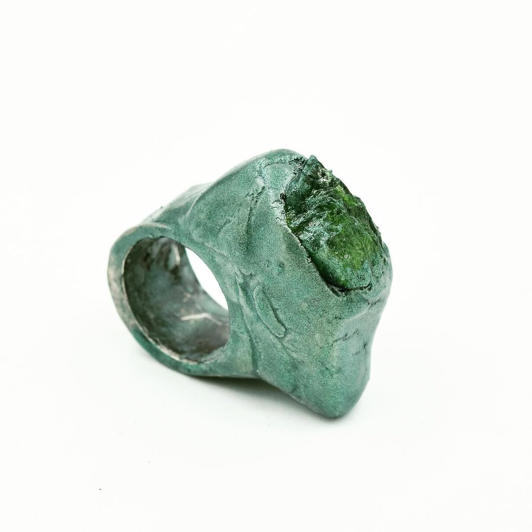 Green Diopside Ring (Copy)