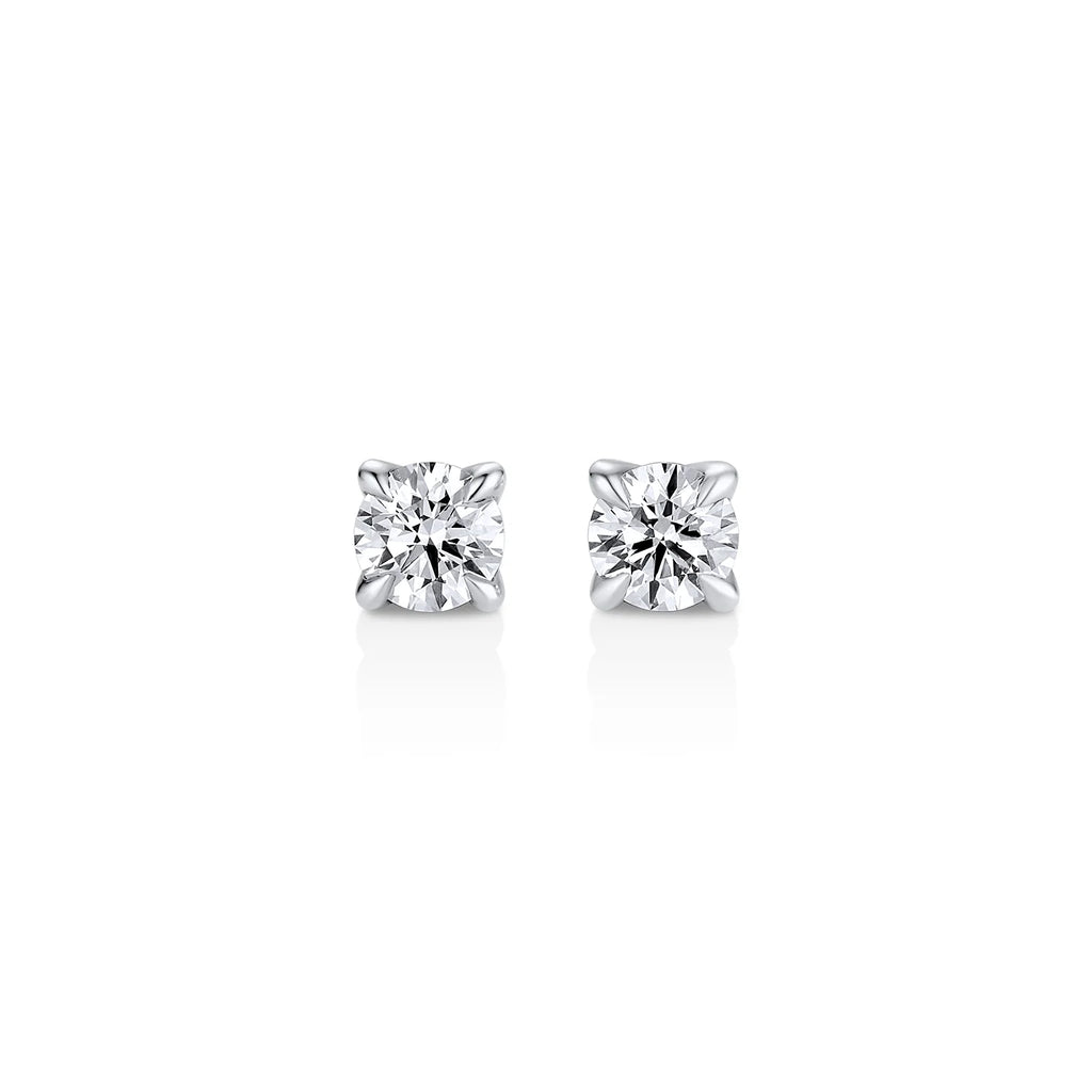 OLD TRICKS LAB DIAMOND STUDS SILVER