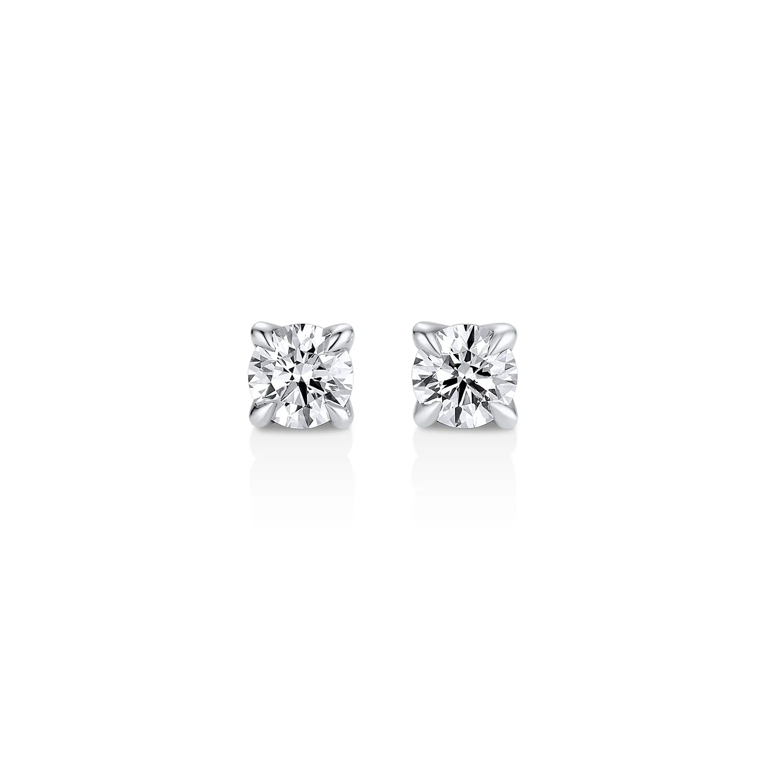 OLD TRICKS LAB DIAMOND STUDS SILVER