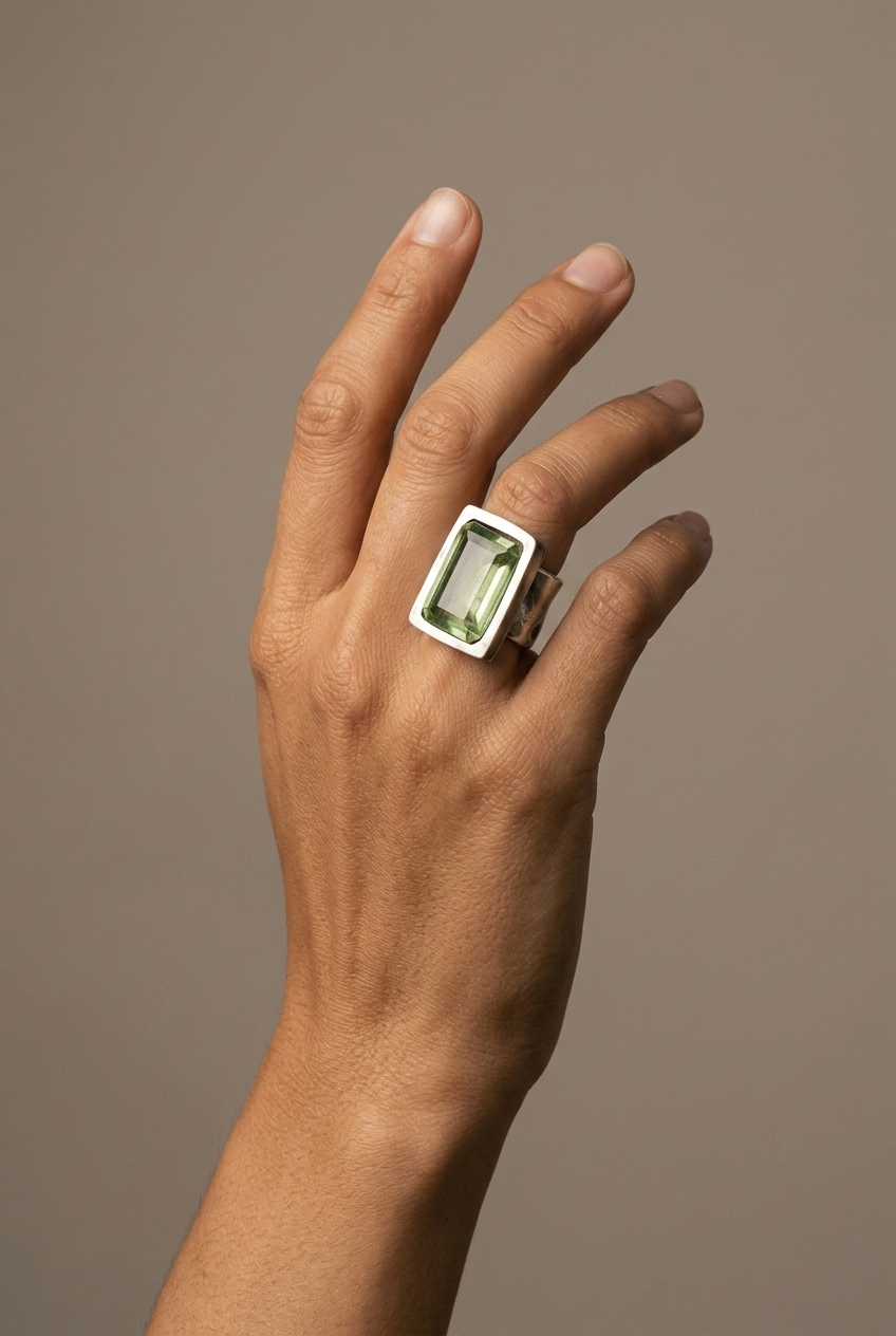 Verdant Topaz Ring