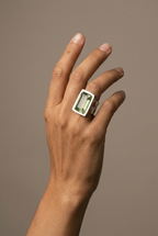 Verdant Topaz Ring