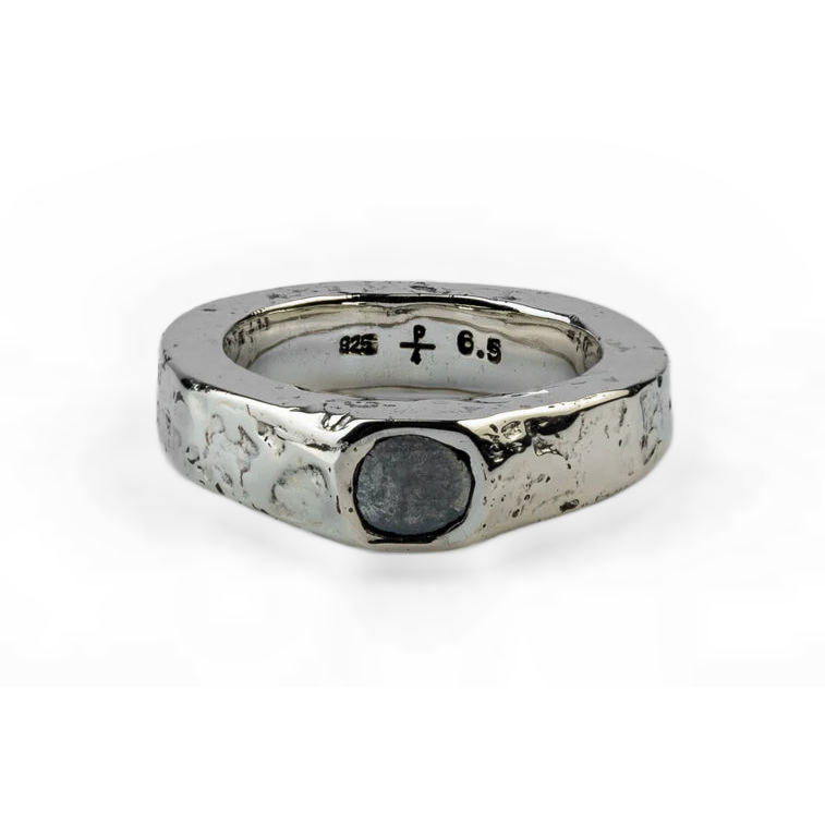 Full Fuse, Terrestrial Surfaced, Diamond Slab Ring